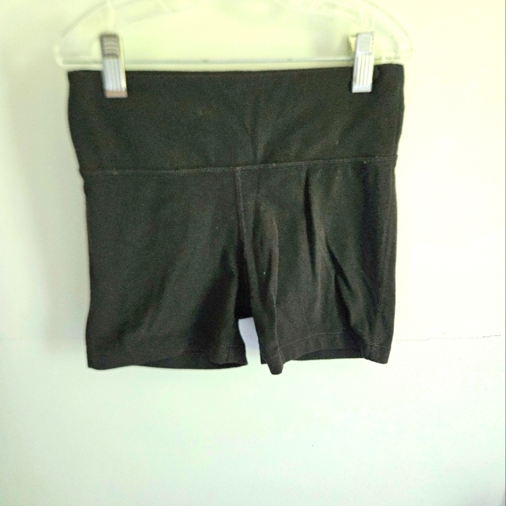 Athleta Black Bike Shorts High-Rise Performance